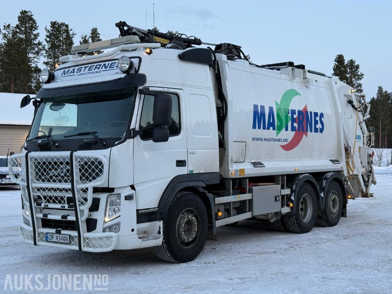 2013 Volvo FM – Renovasjonsbil – JOAB Anaconda HD – Kran – 358 257 km - 쓰레기차 : 사진 1 2013 Volvo FM – Renovasjonsbil – JOAB Anaconda HD – Kran – 358 257 km - 쓰레기차 : 사진 1