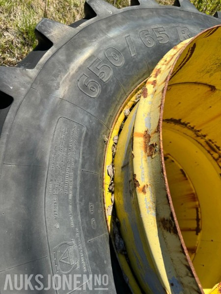 2013 tvillinghjul 650/65R38 - 농업용 기계 : 사진 5 2013 tvillinghjul 650/65R38 - 농업용 기계 : 사진 5