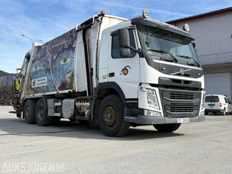 2014 Volvo FM 420 renovasjonsbil med 2-kammers løsning - 쓰레기차 : 사진 2 2014 Volvo FM 420 renovasjonsbil med 2-kammers løsning - 쓰레기차 : 사진 2