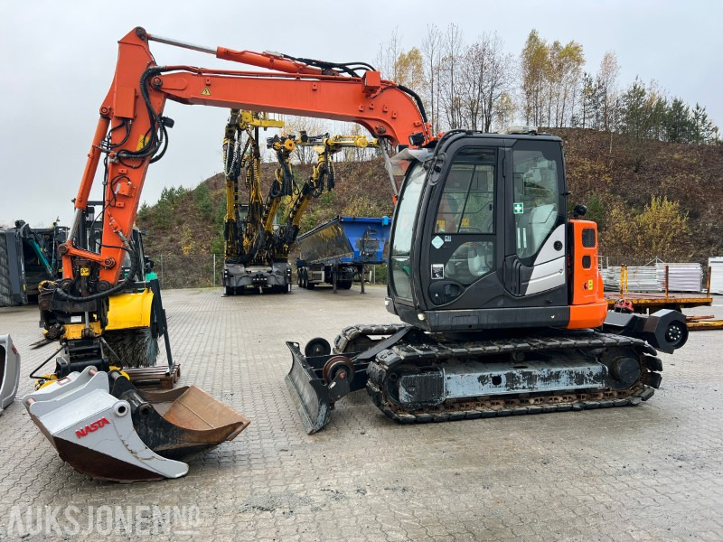 2015 Hitachi ZX-85-US-5 - Rail maskin med mye utstyr! - 굴착기 : 사진 2 2015 Hitachi ZX-85-US-5 - Rail maskin med mye utstyr! - 굴착기 : 사진 2