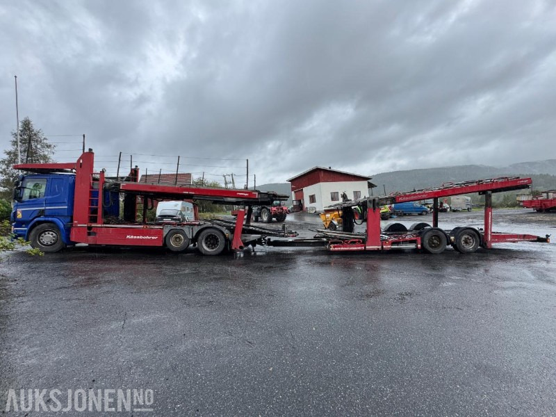 2015 Scania P 450 biltransport med henger / EU-godkjent - 자동 운반 장치 트럭 : 사진 2 2015 Scania P 450 biltransport med henger / EU-godkjent - 자동 운반 장치 트럭 : 사진 2