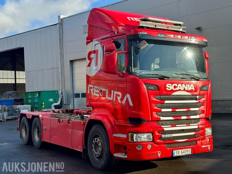 2015 Scania R-serie - Krokbil - Eu-godkjent til 01/26 - Km: 379186 - 후크 리프트 트럭 : 사진 2 2015 Scania R-serie - Krokbil - Eu-godkjent til 01/26 - Km: 379186 - 후크 리프트 트럭 : 사진 2