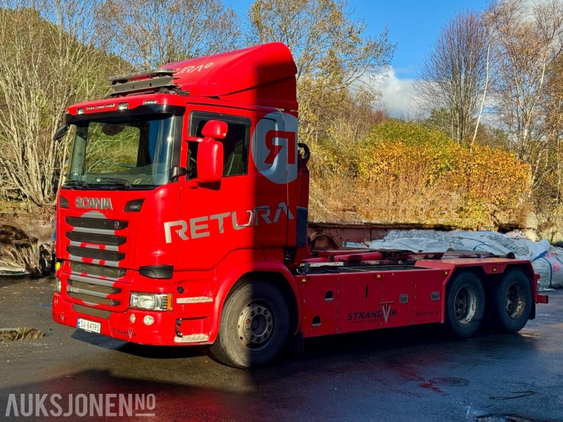 2015 Scania R-serie - Krokbil - Eu-godkjent til 01/26 - Km: 379186 - 후크 리프트 트럭 : 사진 1 2015 Scania R-serie - Krokbil - Eu-godkjent til 01/26 - Km: 379186 - 후크 리프트 트럭 : 사진 1