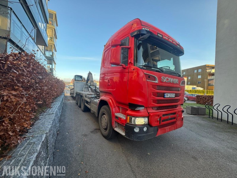 2015 Scania R580 8x4 tridem Krokbil / krokløft m/ JOAB 24t krok med knekk - 후크 리프트 트럭 : 사진 2 2015 Scania R580 8x4 tridem Krokbil / krokløft m/ JOAB 24t krok med knekk - 후크 리프트 트럭 : 사진 2