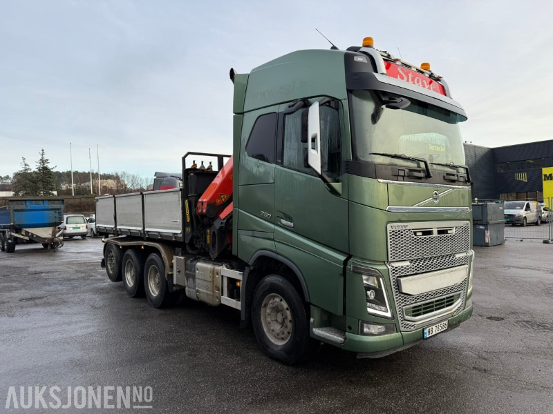 2015 Volvo FH16 750 8x4 / EURO 6 / Palfinger PK27002 SH Kran / Tipp / Fullutstyrt - 크레인 트럭 : 사진 4 2015 Volvo FH16 750 8x4 / EURO 6 / Palfinger PK27002 SH Kran / Tipp / Fullutstyrt - 크레인 트럭 : 사진 4