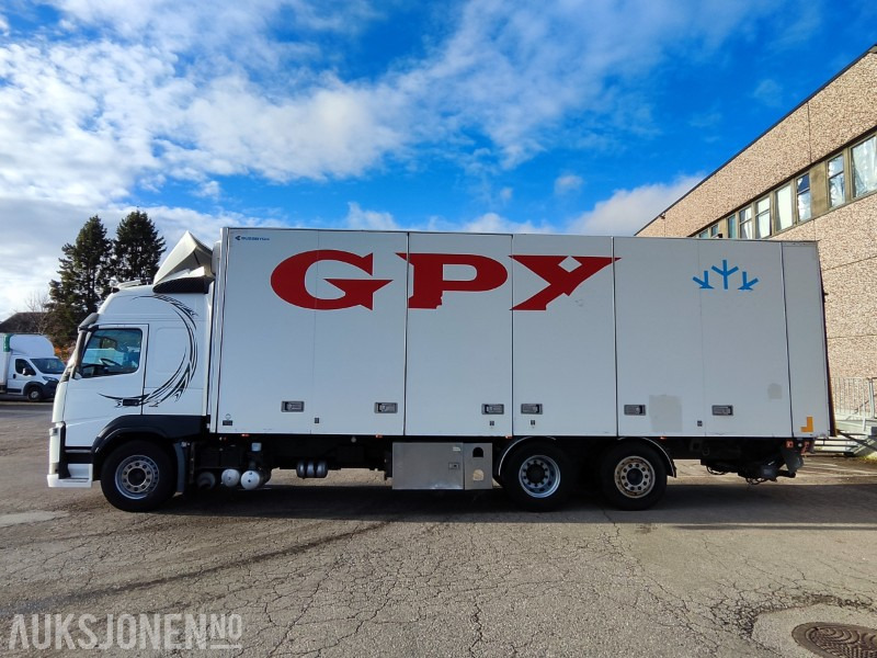 2015 Volvo FM 460 6x2 skapbil m/Full sideåpning - Carrier kjøleanlegg og bakløft - 박스 트럭 : 사진 1 2015 Volvo FM 460 6x2 skapbil m/Full sideåpning - Carrier kjøleanlegg og bakløft - 박스 트럭 : 사진 1