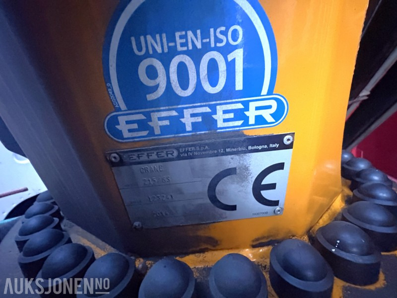 크레인 트럭 2015 Volvo FM 500 8x4 kranbil - Effer 215/6S kran og ARKA planpåbygg - EU godkjent til 30.09.26 : 사진 8 크레인 트럭 2015 Volvo FM 500 8x4 kranbil - Effer 215/6S kran og ARKA planpåbygg - EU godkjent til 30.09.26 : 사진 8