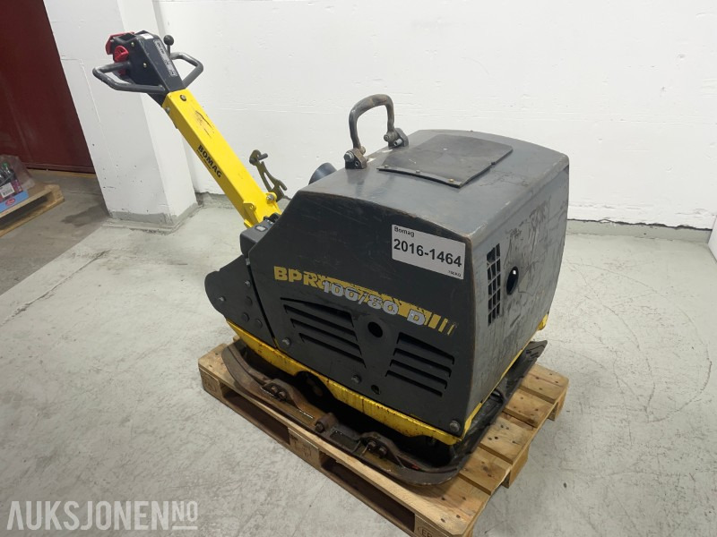 2016 Bomag BPR 100/80 D 710 kg - Kun 240 timer - Vibroplate - 롤러 : 사진 3 2016 Bomag BPR 100/80 D 710 kg - Kun 240 timer - Vibroplate - 롤러 : 사진 3