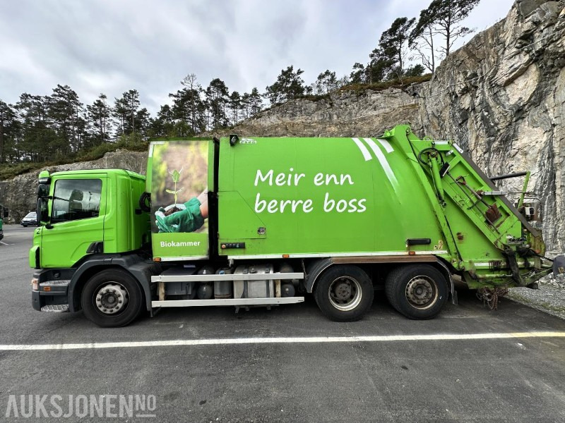 2016 Scania P320 Komprimatorbil - 2 kammer Inkl. biokammer/MTM påbygg/EU ok - 쓰레기차 : 사진 2 2016 Scania P320 Komprimatorbil - 2 kammer Inkl. biokammer/MTM påbygg/EU ok - 쓰레기차 : 사진 2