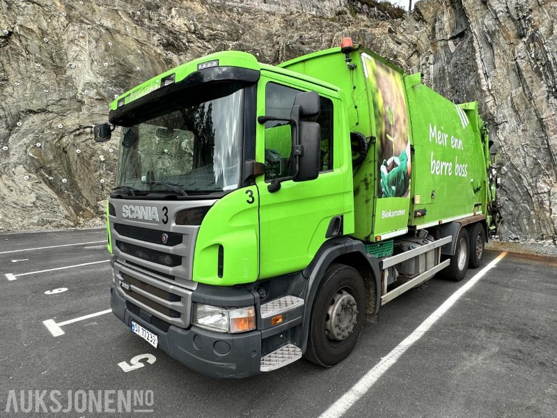 2016 Scania P320 Komprimatorbil - 2 kammer Inkl. biokammer/MTM påbygg - 쓰레기차 : 사진 1 2016 Scania P320 Komprimatorbil - 2 kammer Inkl. biokammer/MTM påbygg - 쓰레기차 : 사진 1