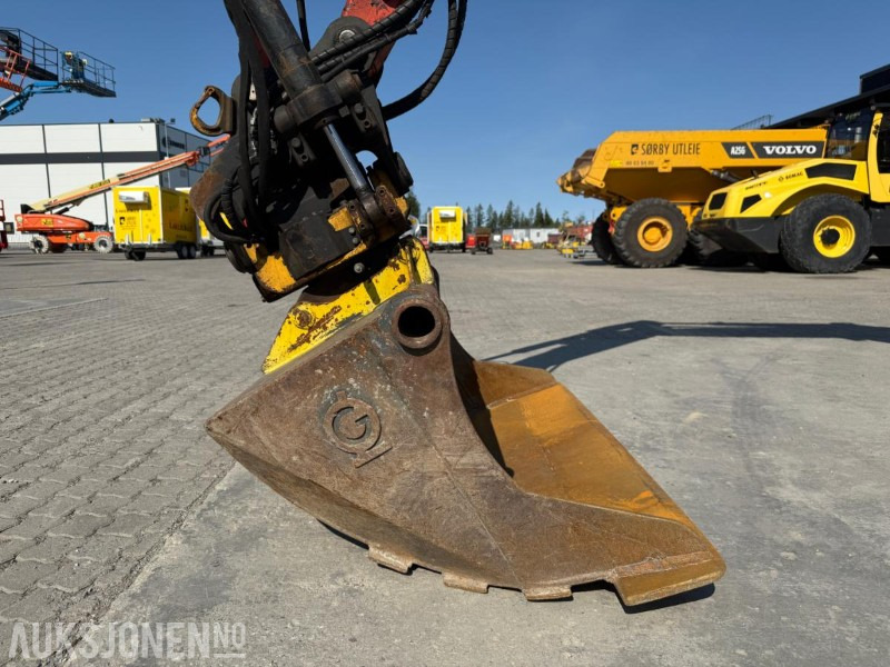 굴착기 2018 Kubota U55-4 BELTEGRAVER ENGCON TILTROTATOR 2 SKUFFER SERVICEHISTORIKK SENTRALSMØRING : 사진 13