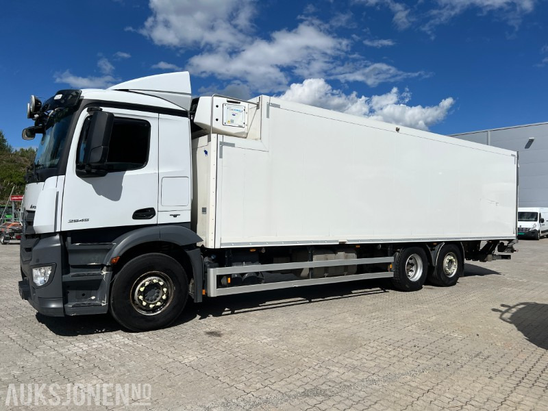 2018 Mercedes-Benz Antos 2545 skapbil med kjøleaggregat, baklem, lav km, DAB, Automat - 박스 트럭 : 사진 2 2018 Mercedes-Benz Antos 2545 skapbil med kjøleaggregat, baklem, lav km, DAB, Automat - 박스 트럭 : 사진 2