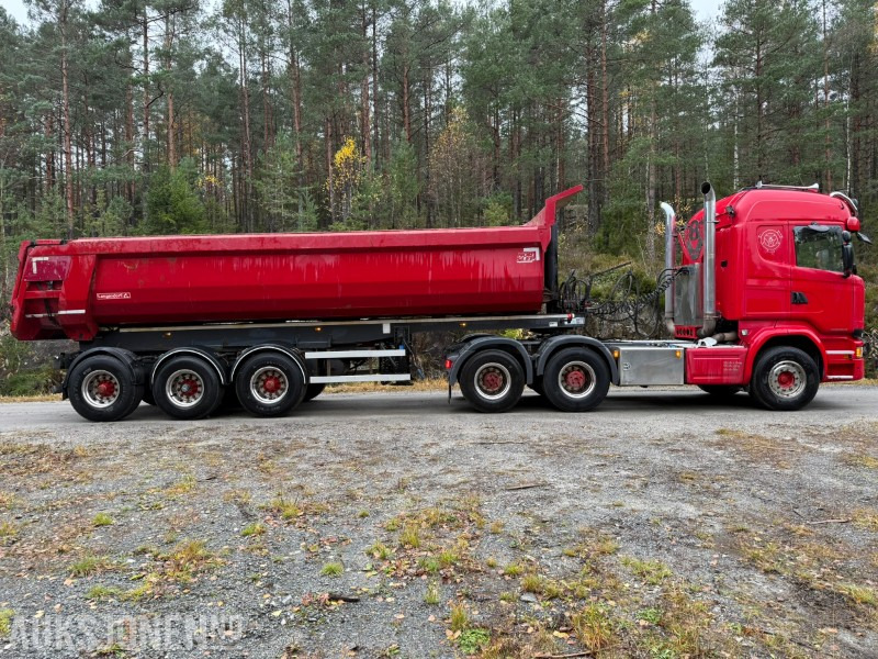 2018 Scania R580-V8-6x4-EURO6-260.000km-Tippsemi m/ Langendorf tralle - 트랙터 유닛 : 사진 5 2018 Scania R580-V8-6x4-EURO6-260.000km-Tippsemi m/ Langendorf tralle - 트랙터 유닛 : 사진 5