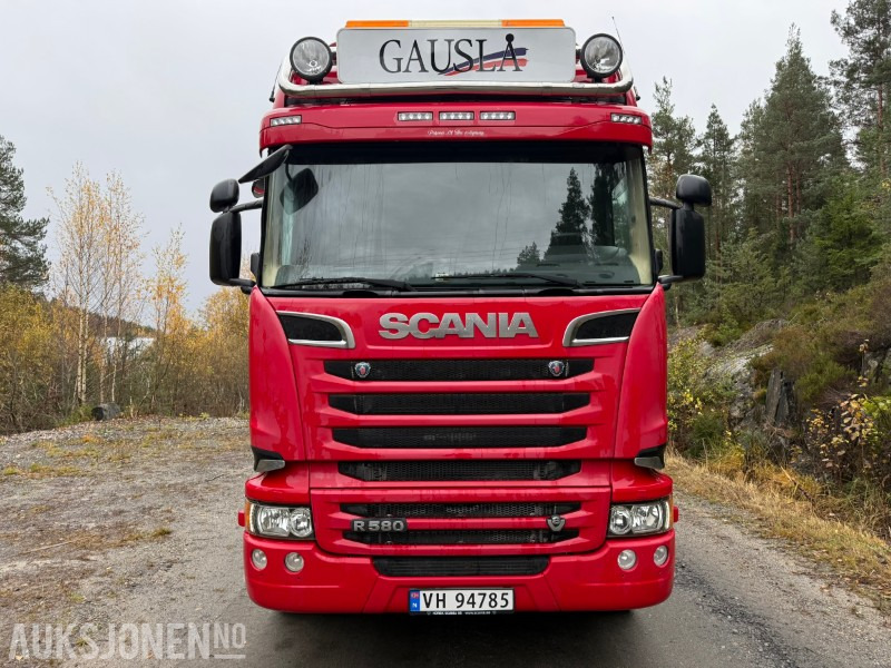 2018 Scania R580-V8-6x4-EURO6-260.000km-Tippsemi m/ Langendorf tralle - 트랙터 유닛 : 사진 3 2018 Scania R580-V8-6x4-EURO6-260.000km-Tippsemi m/ Langendorf tralle - 트랙터 유닛 : 사진 3