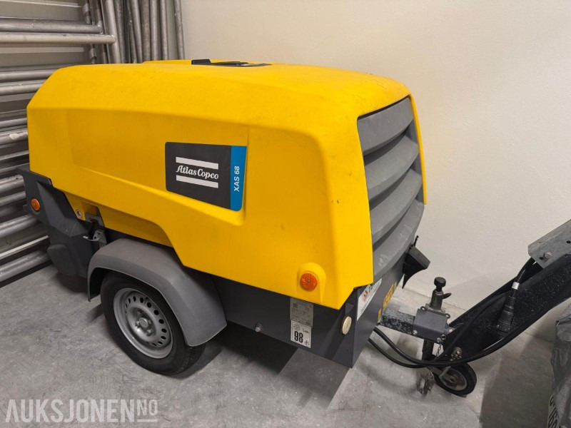 2019 Atlas Copco XAS68 kompressor med trykkluftkjøling - 건설장비 : 사진 1 2019 Atlas Copco XAS68 kompressor med trykkluftkjøling - 건설장비 : 사진 1