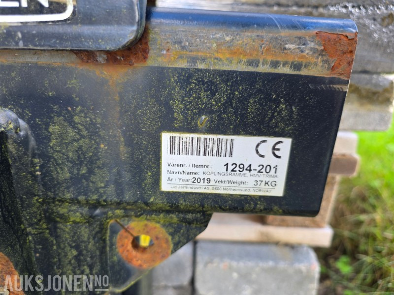 2019 Dalen pallegafler med Standard koplingsramme / 1 m (110 cm lengde på pallegafler) - 부착물 건설기계 용 : 사진 2 2019 Dalen pallegafler med Standard koplingsramme / 1 m (110 cm lengde på pallegafler) - 부착물 건설기계 용 : 사진 2