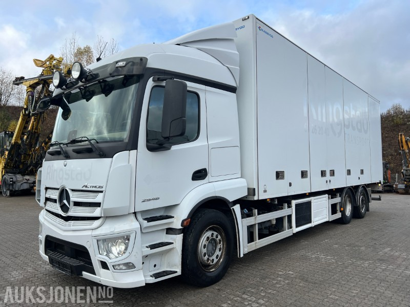 2019 Mercedes-Benz Actros 2546 Bussbygg m/sideåpning og Carrieraggregat - 박스 트럭 : 사진 1 2019 Mercedes-Benz Actros 2546 Bussbygg m/sideåpning og Carrieraggregat - 박스 트럭 : 사진 1