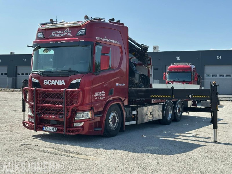 2019 Scania R 500 6x2 - kranbil - Hiab kran med jibb - 크레인 트럭 : 사진 1 2019 Scania R 500 6x2 - kranbil - Hiab kran med jibb - 크레인 트럭 : 사진 1