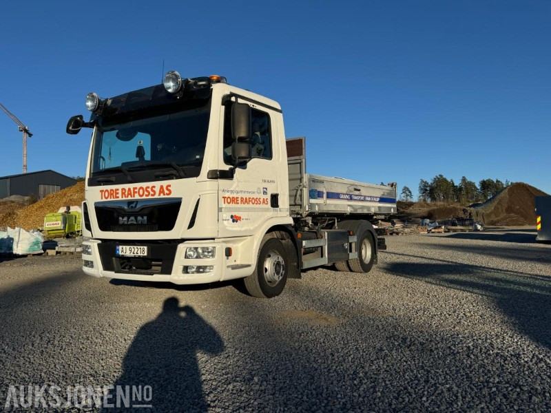 2020 MAN TGL 8.220 4x2 Tippbil, Meiller 3-veis Tipp, Servicehistorikk, Automat, Webasto, 78 514 km - 덤프트럭 : 사진 1 2020 MAN TGL 8.220 4x2 Tippbil, Meiller 3-veis Tipp, Servicehistorikk, Automat, Webasto, 78 514 km - 덤프트럭 : 사진 1