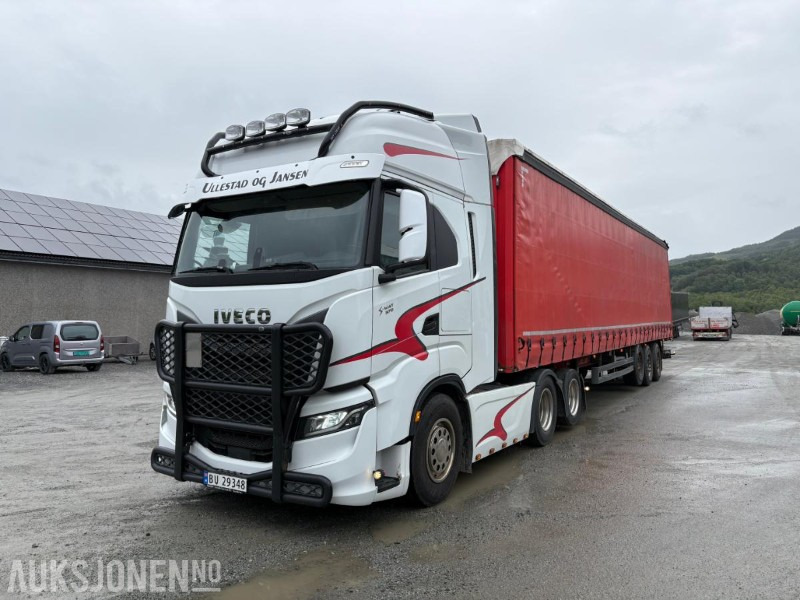 2021 Iveco S-way 570 trekkvogn med 3akslet kel-berg henger - 트랙터 유닛 : 사진 2 2021 Iveco S-way 570 trekkvogn med 3akslet kel-berg henger - 트랙터 유닛 : 사진 2