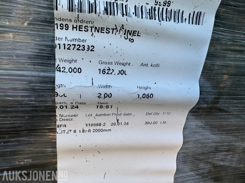 2022 1 pall med ny ventillasjonsduk Ø2 meter x 400 meter - 건설장비 : 사진 4 2022 1 pall med ny ventillasjonsduk Ø2 meter x 400 meter - 건설장비 : 사진 4