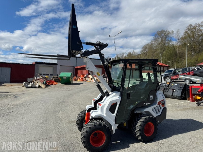 2022 Bobcat L23 kompaktlaster med skuffe, gafler og hydraulisksnøskjær - 스키드 스티어 로더 : 사진 3 2022 Bobcat L23 kompaktlaster med skuffe, gafler og hydraulisksnøskjær - 스키드 스티어 로더 : 사진 3