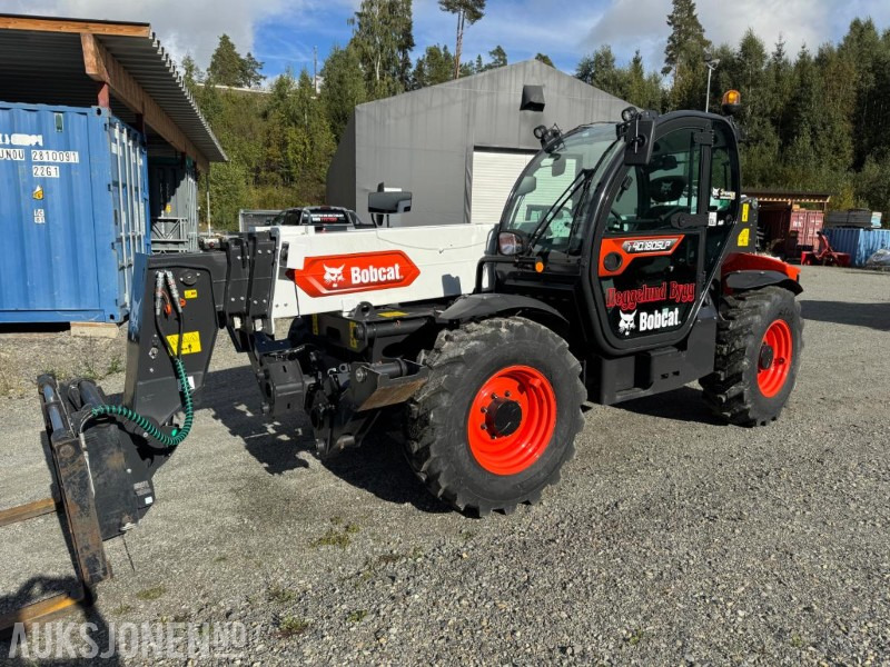 2022 Bobcat T40.180SLPRC teleskoplaster med skuffe og hydraulisk gafler - 텔레스코픽 핸들러 : 사진 2 2022 Bobcat T40.180SLPRC teleskoplaster med skuffe og hydraulisk gafler - 텔레스코픽 핸들러 : 사진 2