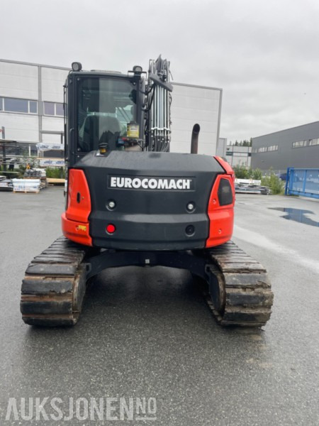 2022 Eurocomach 85SB. Engcon tilt, sentralsmøring, to skuffer, - 굴착기 : 사진 2 2022 Eurocomach 85SB. Engcon tilt, sentralsmøring, to skuffer, - 굴착기 : 사진 2