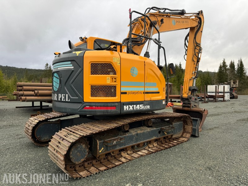 2022 Hyundai HX145LCR beltegraver m/ Steelwrist X20 tiltrotator og pusseskuff - 굴착기 : 사진 3 2022 Hyundai HX145LCR beltegraver m/ Steelwrist X20 tiltrotator og pusseskuff - 굴착기 : 사진 3