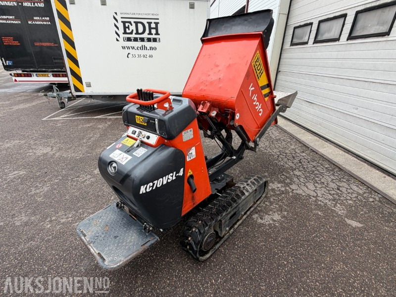 2022 Kubota KC70 minidumper - 7kW - 3600 rpm - Beltebredder - 덤프 : 사진 5 2022 Kubota KC70 minidumper - 7kW - 3600 rpm - Beltebredder - 덤프 : 사진 5