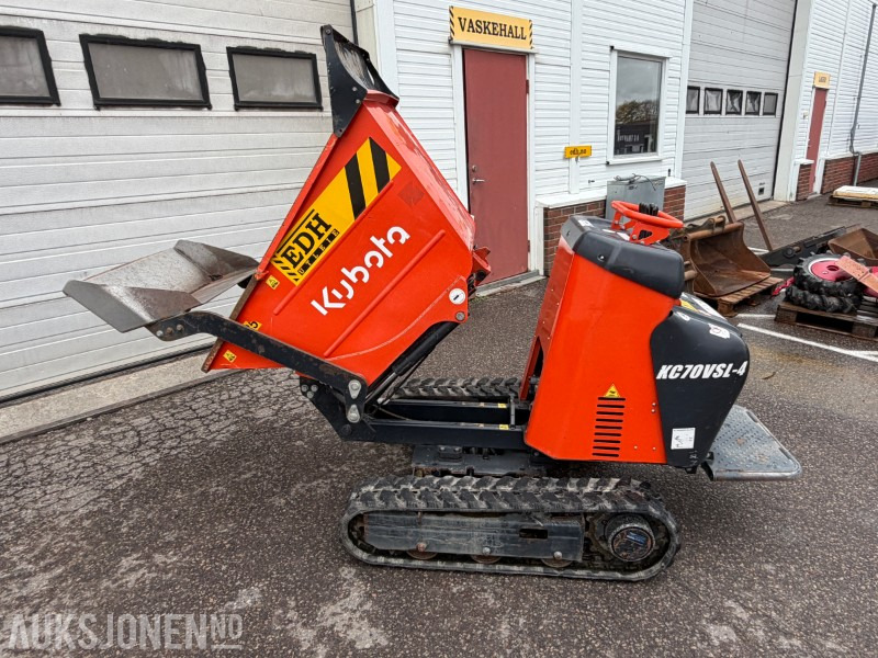 2022 Kubota KC70 minidumper - 7kW - 3600 rpm - Beltebredder - 덤프 : 사진 1 2022 Kubota KC70 minidumper - 7kW - 3600 rpm - Beltebredder - 덤프 : 사진 1