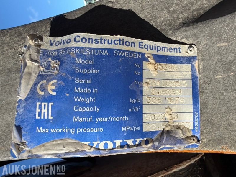 2022 Volvo hurtigfeste - 건설장비 : 사진 4 2022 Volvo hurtigfeste - 건설장비 : 사진 4