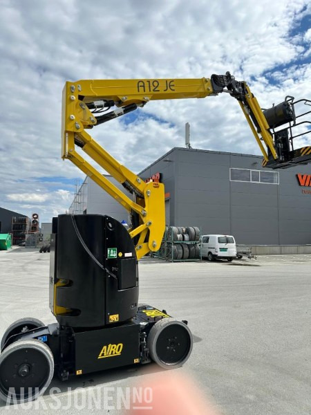 2023 AIRO A12 JE, elektrisk bomlift - Roterende Jibb - Arbeidshøyde 12,1 m. - Leveres med ny årskontroll! - 고가작업 플랫폼 : 사진 2 2023 AIRO A12 JE, elektrisk bomlift - Roterende Jibb - Arbeidshøyde 12,1 m. - Leveres med ny årskontroll! - 고가작업 플랫폼 : 사진 2