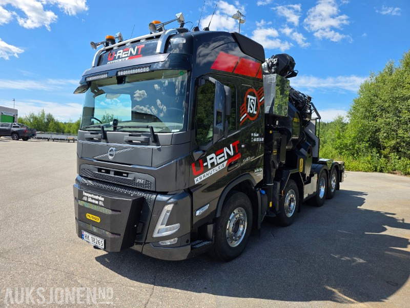 2024 Volvo FM 540 8X2 kranbil 165 tm med vinsj lasteflak elpumpe/el aggregat - 크레인 트럭 : 사진 1 2024 Volvo FM 540 8X2 kranbil 165 tm med vinsj lasteflak elpumpe/el aggregat - 크레인 트럭 : 사진 1
