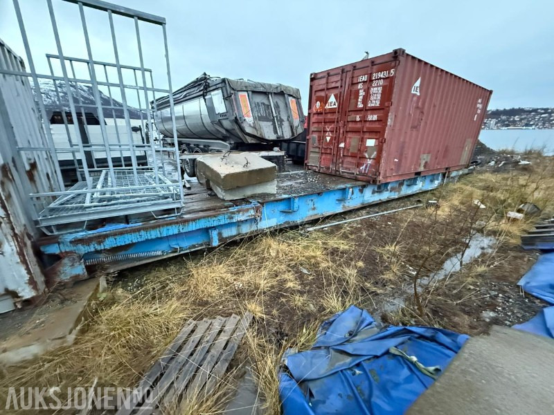 40 Fots flak til sidelaster - med støttelabber - 플랫베드 본체 : 사진 1 40 Fots flak til sidelaster - med støttelabber - 플랫베드 본체 : 사진 1