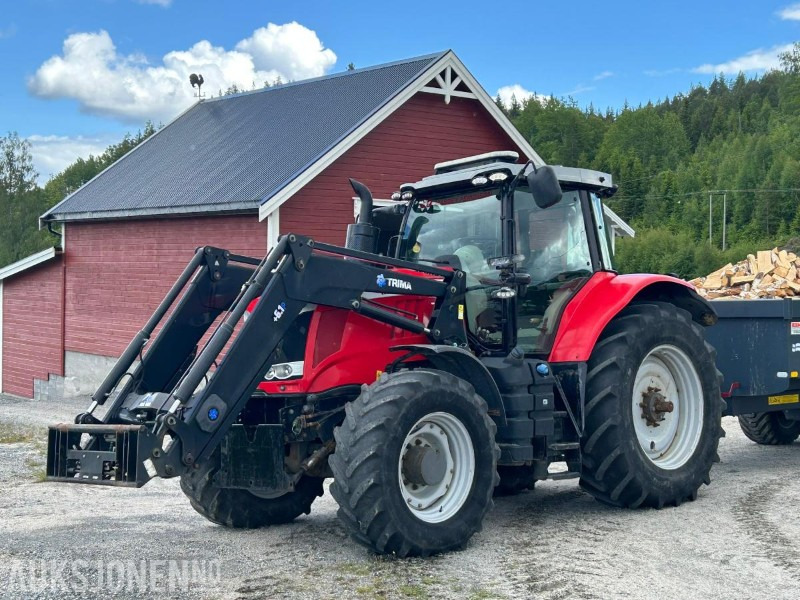 Massey Ferguson 7624 Dyna VT 50 km/t Frontlaster Brøyteplate - 장궤형 트랙터 : 사진 1 Massey Ferguson 7624 Dyna VT 50 km/t Frontlaster Brøyteplate - 장궤형 트랙터 : 사진 1