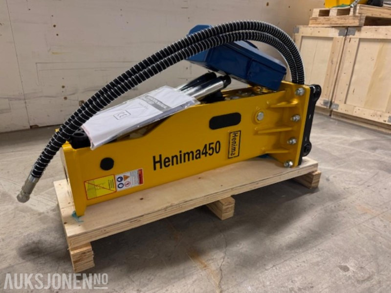 NY HENIMA 450 PIGGHAMMER TIL 1,2-3 TONNS GRAVEMASKIN S30 M/GARANTI - 유압 해머 건설기계 용 : 사진 3 NY HENIMA 450 PIGGHAMMER TIL 1,2-3 TONNS GRAVEMASKIN S30 M/GARANTI - 유압 해머 건설기계 용 : 사진 3