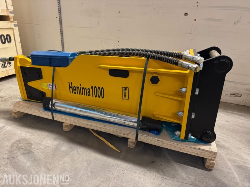 Ny Henima pigghammer til 10-15 tonns gravemaskin S60 m/garanti - 유압 해머 : 사진 1 Ny Henima pigghammer til 10-15 tonns gravemaskin S60 m/garanti - 유압 해머 : 사진 1