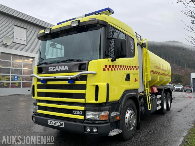 Scania R144 GB 530 - 6X2 - Brannbil / Tankbil - Ziegler FP 8/8 pumpe - 17 m3 tank - Helluft - 소방차 : 사진 1 Scania R144 GB 530 - 6X2 - Brannbil / Tankbil - Ziegler FP 8/8 pumpe - 17 m3 tank - Helluft - 소방차 : 사진 1