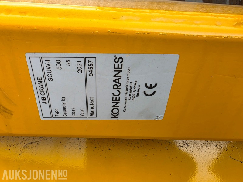 Svingarm til søylekran 3M 500 kg - 크레인 : 사진 4 Svingarm til søylekran 3M 500 kg - 크레인 : 사진 4