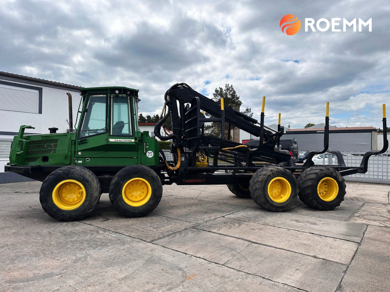 John Deere 1110 D*KRAN CF572 10 Meter - 포워더 : 사진 5 John Deere 1110 D*KRAN CF572 10 Meter - 포워더 : 사진 5
