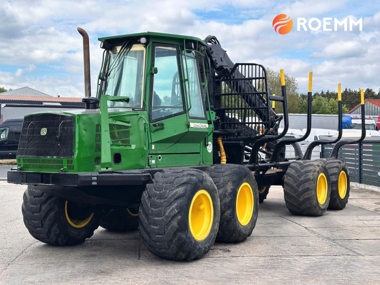 John Deere 1110 D*KRAN CF572 10 Meter - 포워더 : 사진 1 John Deere 1110 D*KRAN CF572 10 Meter - 포워더 : 사진 1