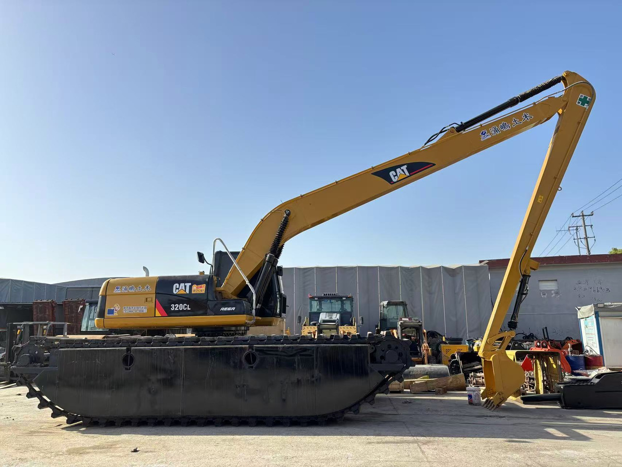 Caterpillar CAT 320C Floating Excavator with 15m long boom - 굴착기 : 사진 3 Caterpillar CAT 320C Floating Excavator with 15m long boom - 굴착기 : 사진 3