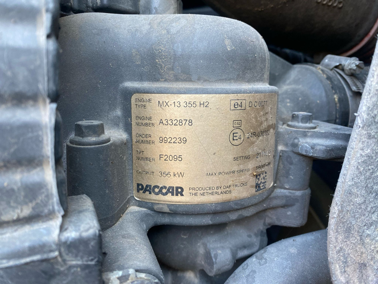 Daf MX-13 355H2 - 엔진 : 사진 1 Daf MX-13 355H2 - 엔진 : 사진 1