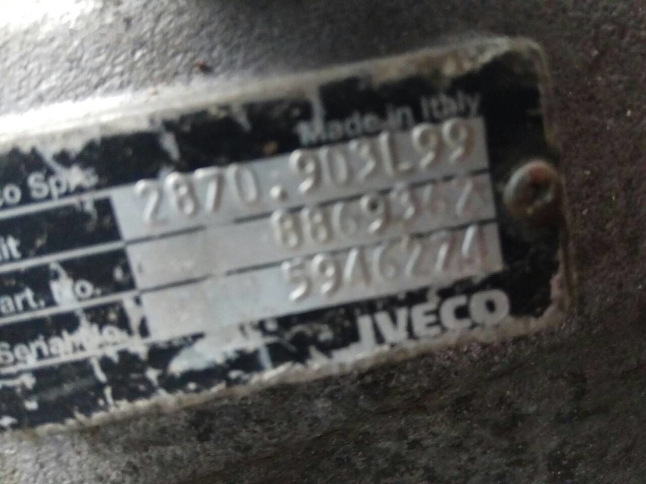 IVECO 2870.9 IVECO EUROCARGO - 기어박스 트럭 용 : 사진 3 IVECO 2870.9 IVECO EUROCARGO - 기어박스 트럭 용 : 사진 3