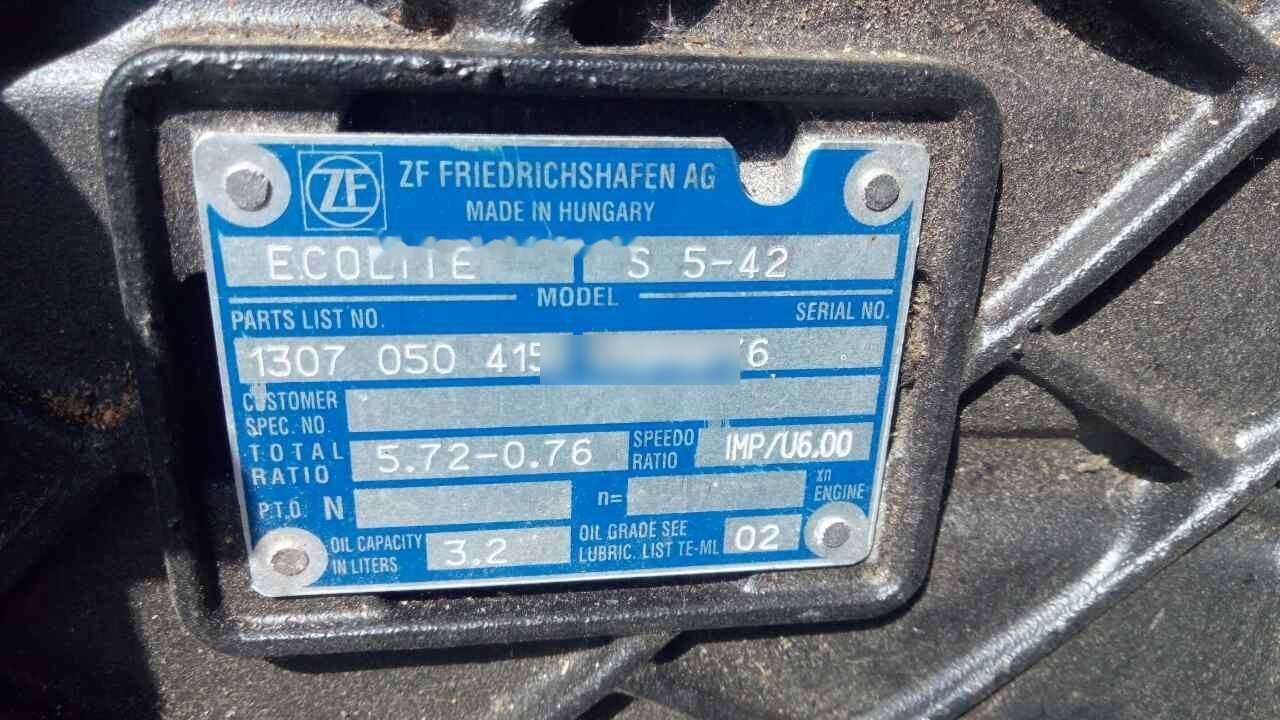 ZF S5-42 MAN - 기어박스 트럭 용 : 사진 2 ZF S5-42 MAN - 기어박스 트럭 용 : 사진 2