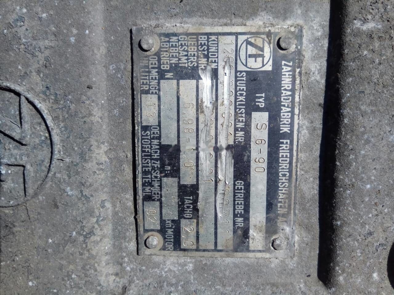 ZF S6-90 - 기어박스 트럭 용 : 사진 5 ZF S6-90 - 기어박스 트럭 용 : 사진 5