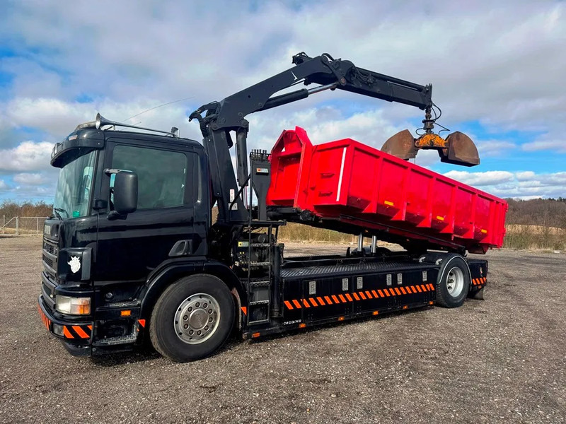 Scania P94-260 Palfinger crane PK 15002. rotor and hydr. for grabbe. - 케이블 시스템 트럭 : 사진 1 Scania P94-260 Palfinger crane PK 15002. rotor and hydr. for grabbe. - 케이블 시스템 트럭 : 사진 1