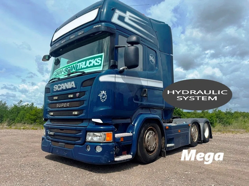 Scania R450 Mega 105cm Twensteer. Hydr. system. Air / Air suspension. - 트랙터 유닛 : 사진 1 Scania R450 Mega 105cm Twensteer. Hydr. system. Air / Air suspension. - 트랙터 유닛 : 사진 1