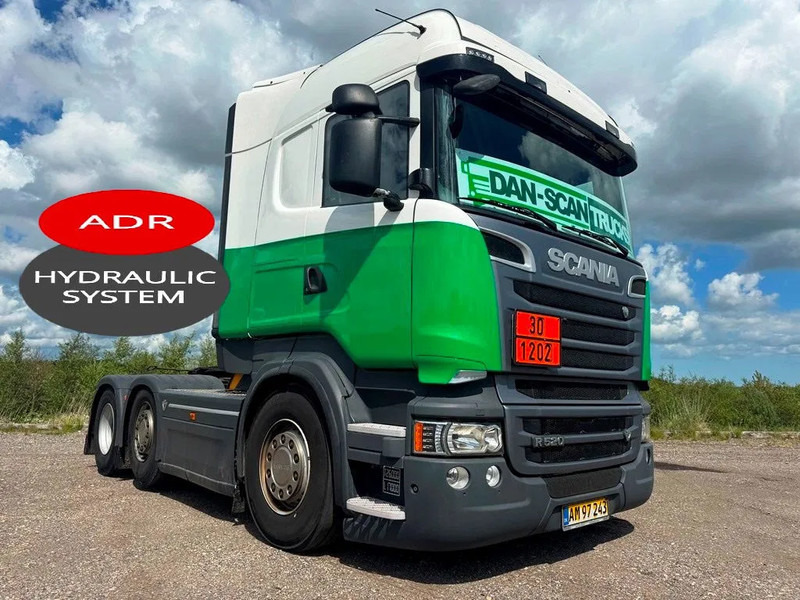 Scania R520 V8 ADR fuel transport. Twensteer. Air / Air suspension. V8 engine. Hydr. system - 트랙터 유닛 : 사진 5 Scania R520 V8 ADR fuel transport. Twensteer. Air / Air suspension. V8 engine. Hydr. system - 트랙터 유닛 : 사진 5